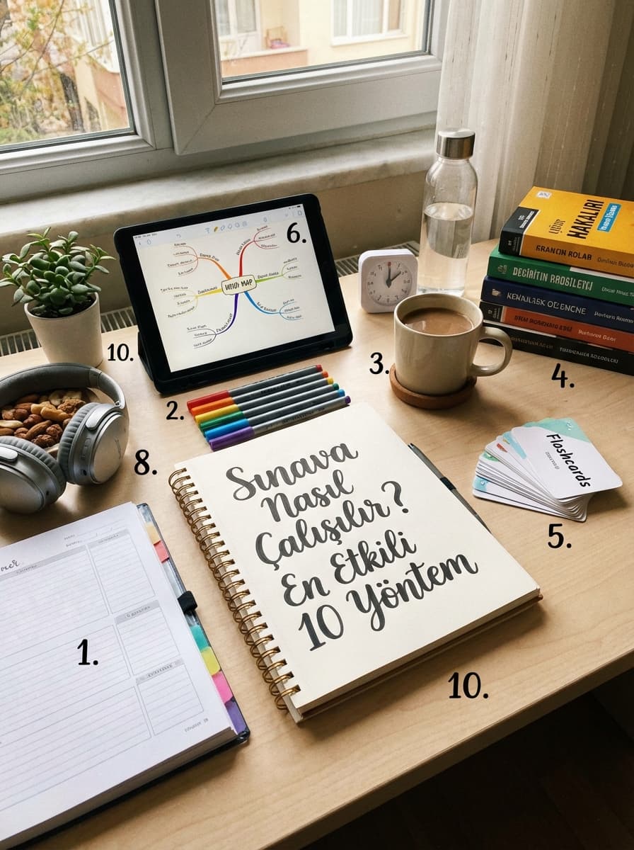 Sınava Nasıl Çalışılır? En Etkili 10 Yöntem